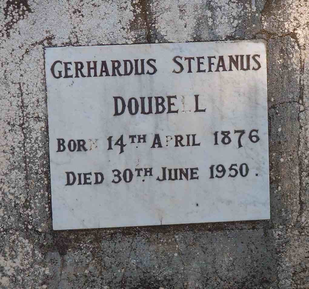 DOUBELL Gerhardus Stefanus 1876-1950