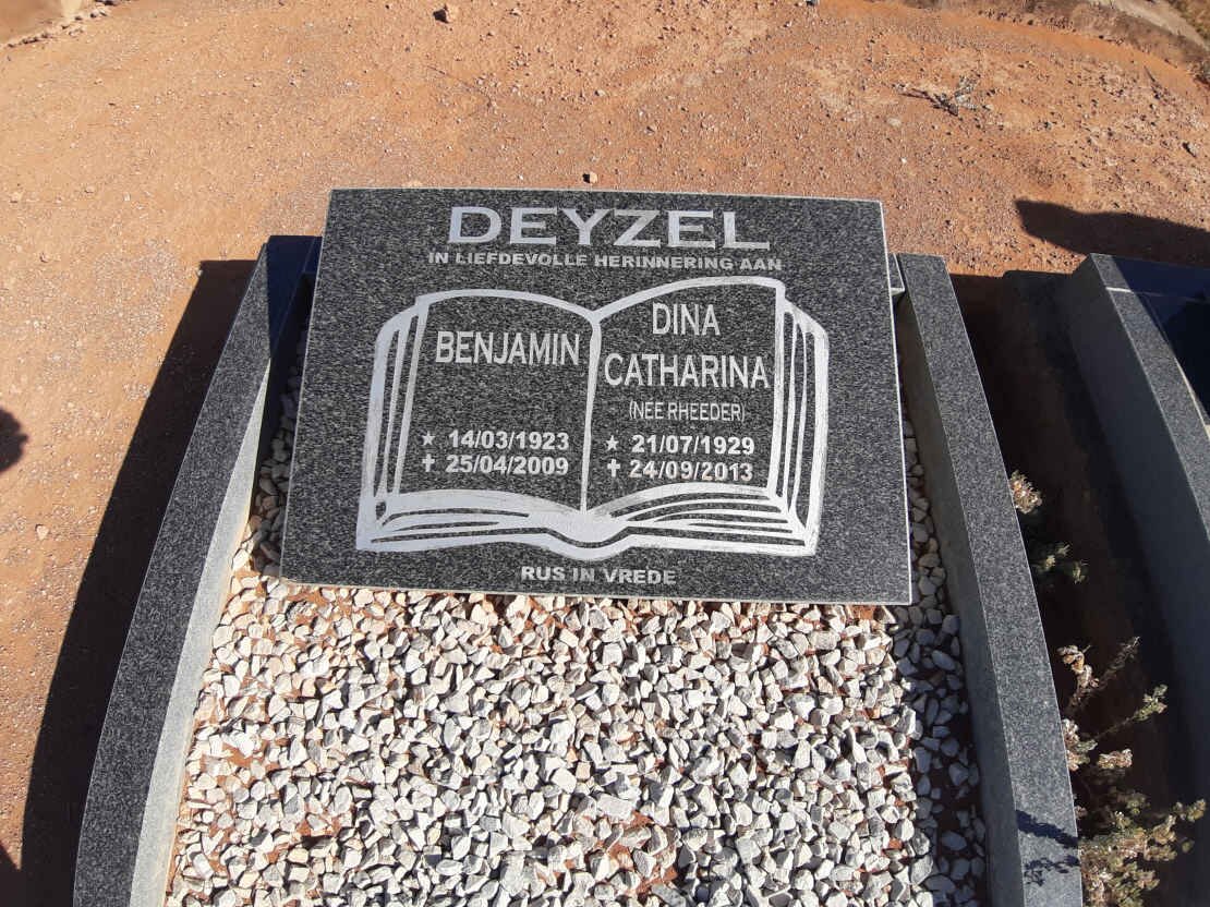 DEYZEL Benjamin 1923-2009 &amp; Dina Catharina RHEEDER 1929-2013