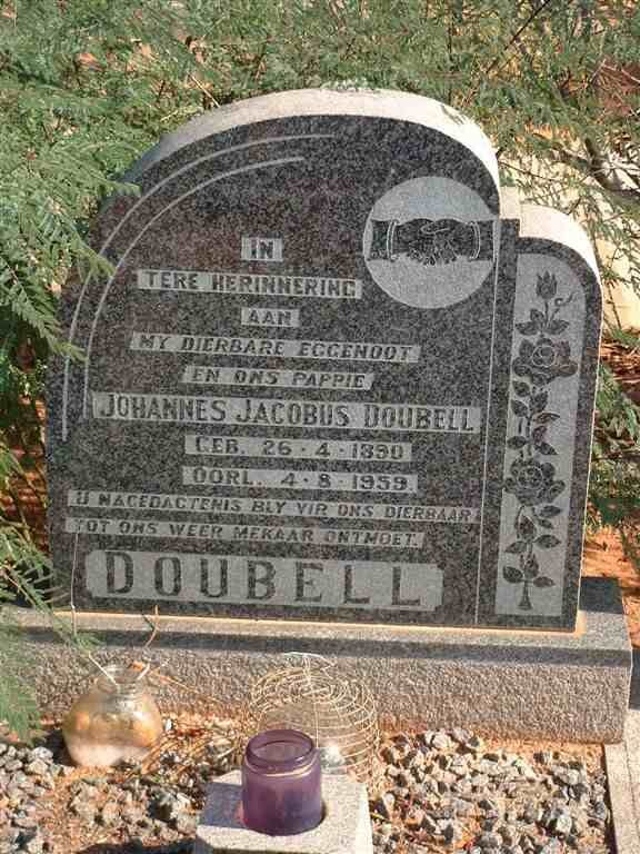 DOUBELL Johannes Jacobus 1890-1959