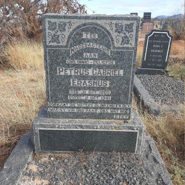 ERASMUS Petrus Gabriel 1905-1941