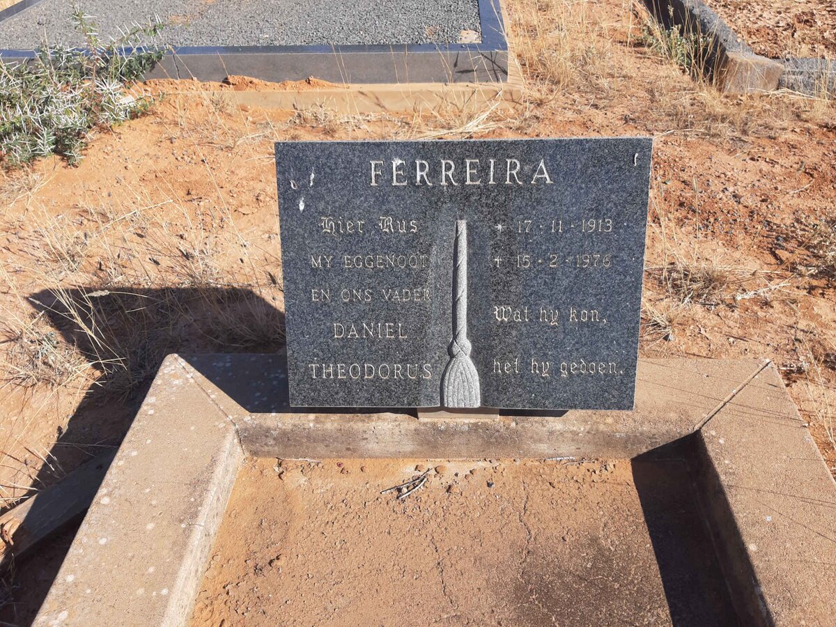 FERREIRA Daniel Theodorus 1913-1976