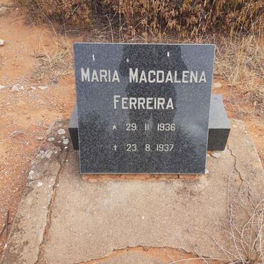 FERREIRA Maria Magdalena 1936-1937