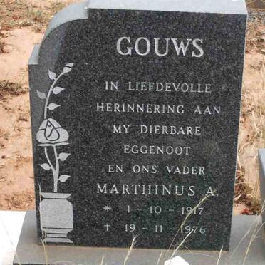 GOUWS Marthinus A.1917-1976