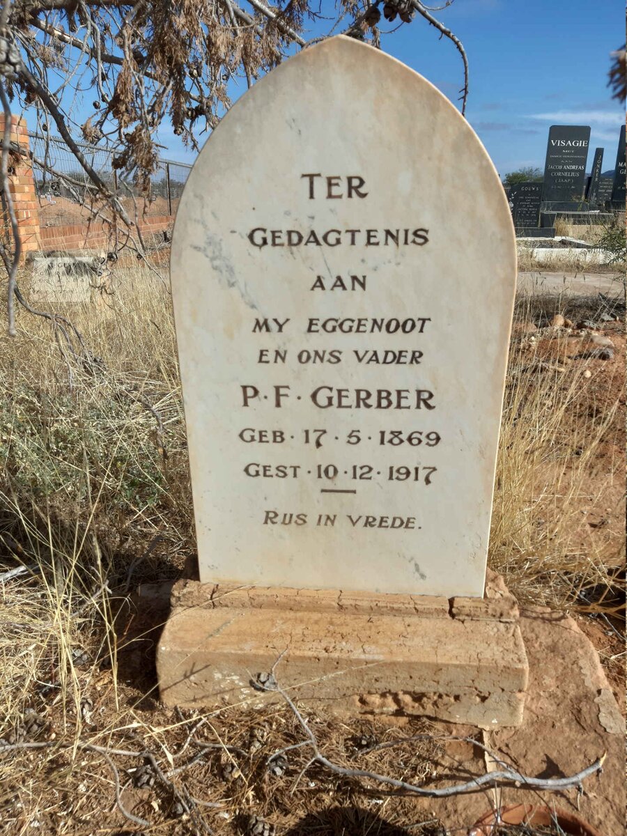 GERBER P.F. 1869-1917