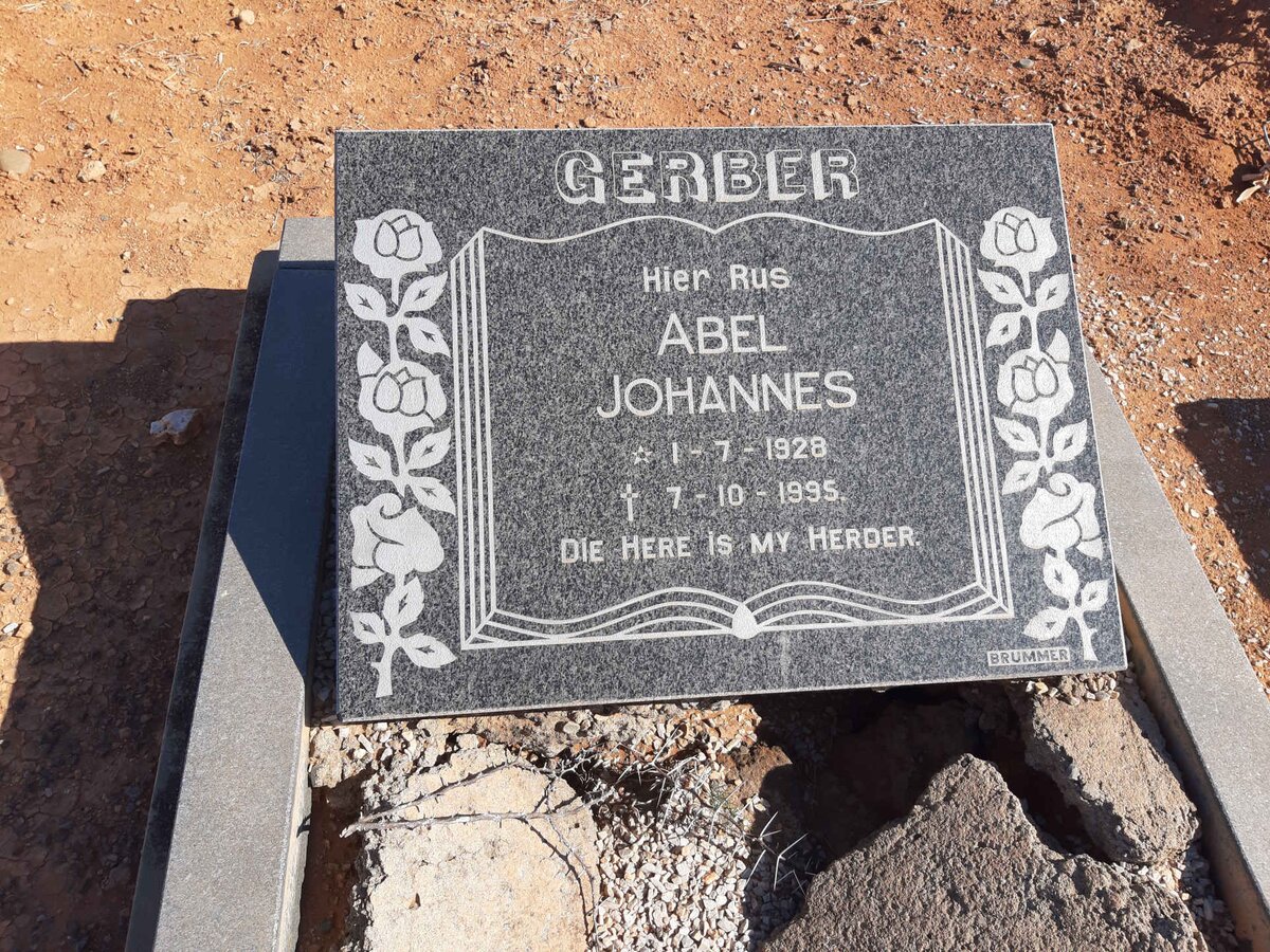 GERBER Abel Johannes 1928-1995