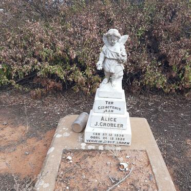 GROBLER Alice J. 1936-1936