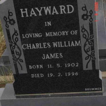 HAYWARD Charles William James 1902-1996