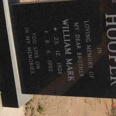 HOOPER William Mark 1926-1992