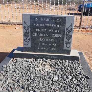 HAYWARD Charles Joseph 1961-1996