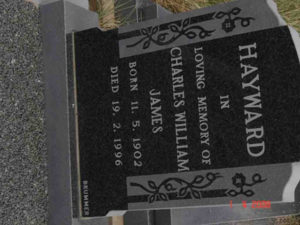 HAYWARD Charles William James 1902-1996