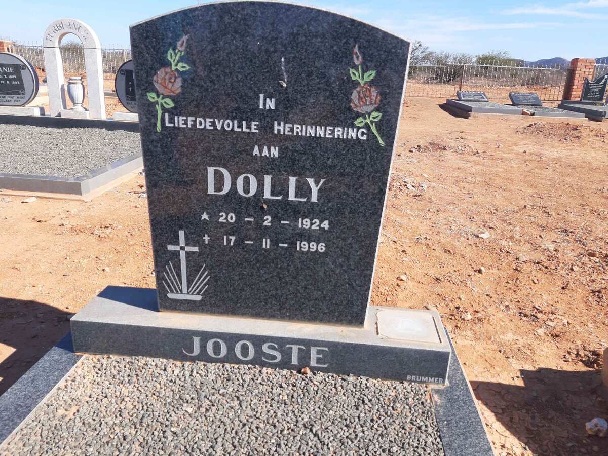 JOOSTE Dolly 1924-1996