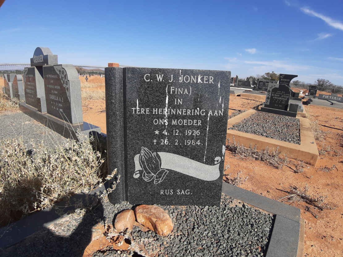 JONKER C.W.J. 1926-1984