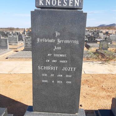 KNOESEN Schirrit Jozef 1932-1981