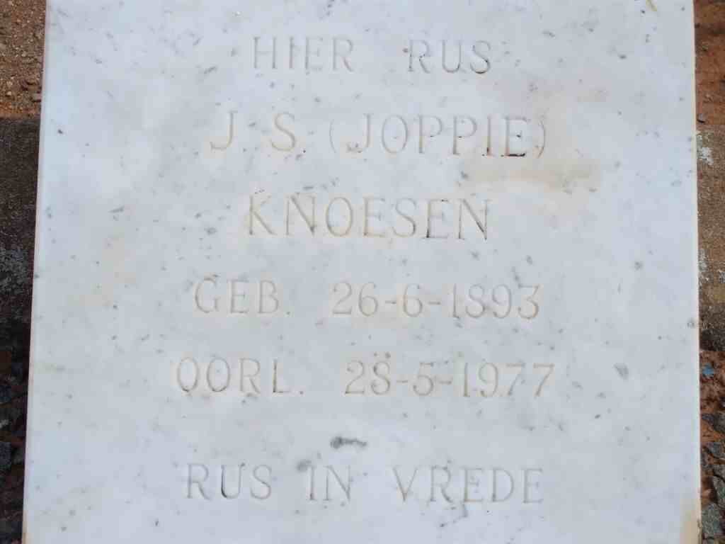 KNOESEN J.S. 1893-1977