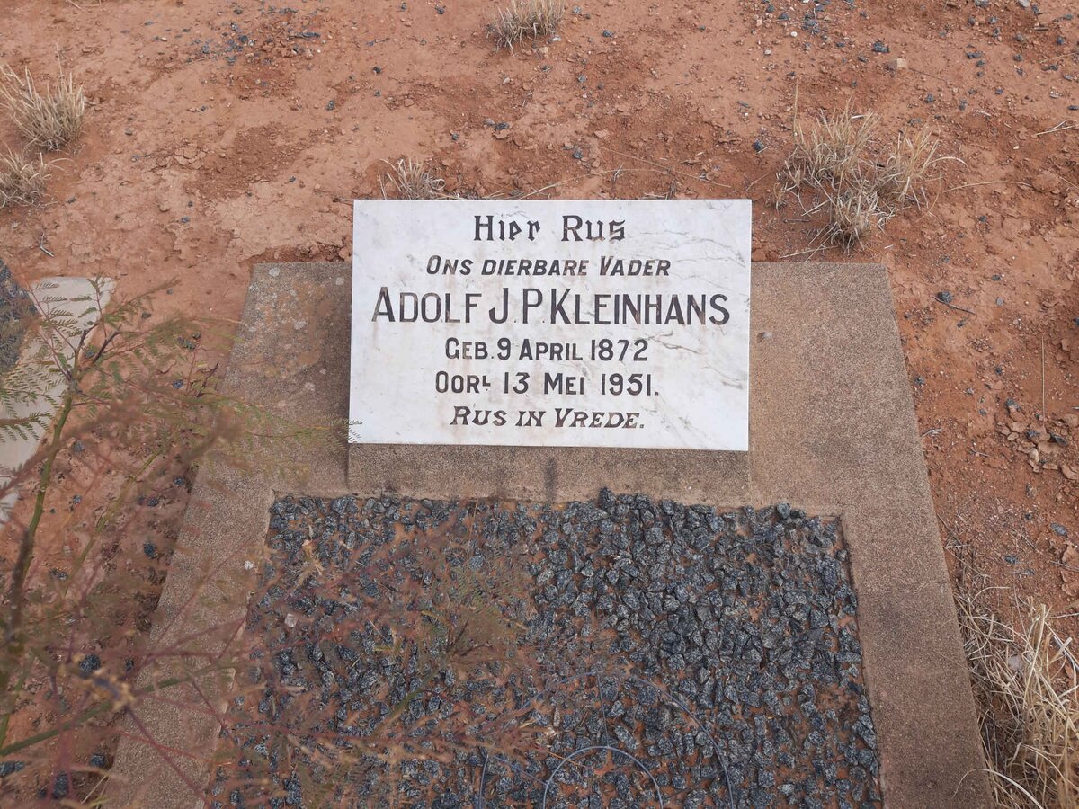 KLEINHANS Adolf J.P. 1872-1951