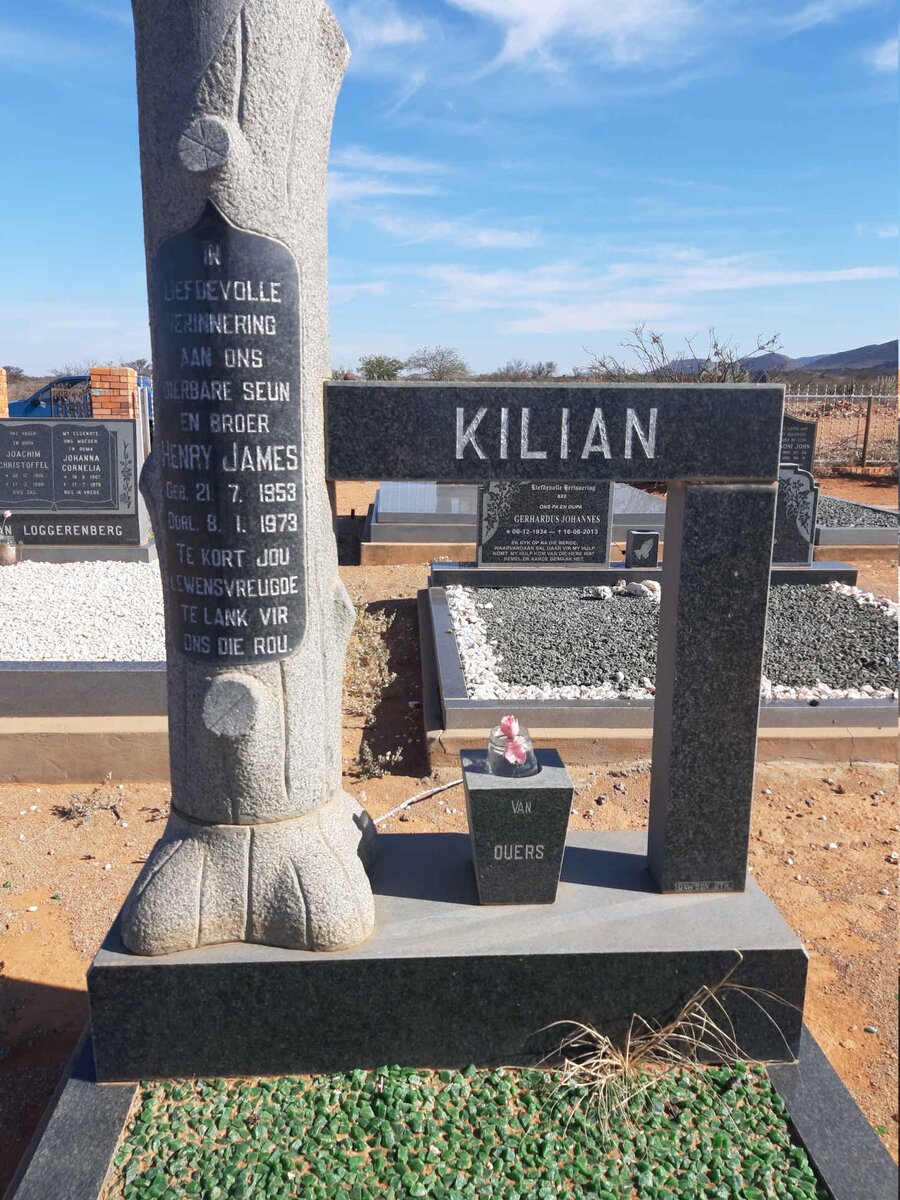 KILIAN Henry James 1953-1973