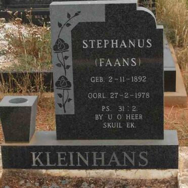 KLEINHANS Stephanus 1892-1978