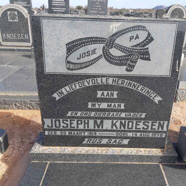 KNOESEN Joseph M. 1914-1976 &amp; Millicent M. 1919-1960