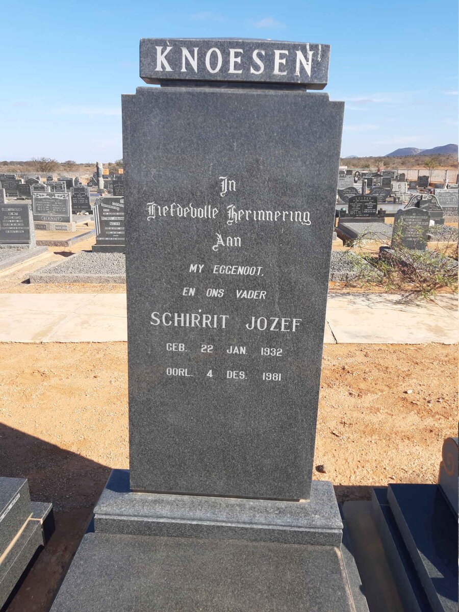 KNOESEN Schirrit Jozef 1932-1981