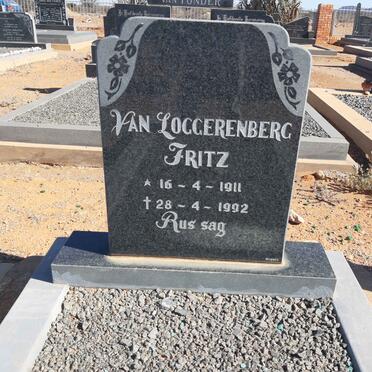 LOGGERENBERG Fritz, van 1911-1992