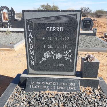 LANDMAN Gerrit 1960-1991