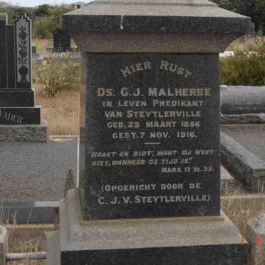 MALHERBE C.J. 1856-1916