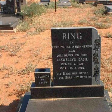 RING Llewellyn Basil 1925-1985