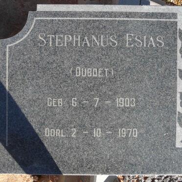 TERBLANCHE Stephanus Esias 1903-1970