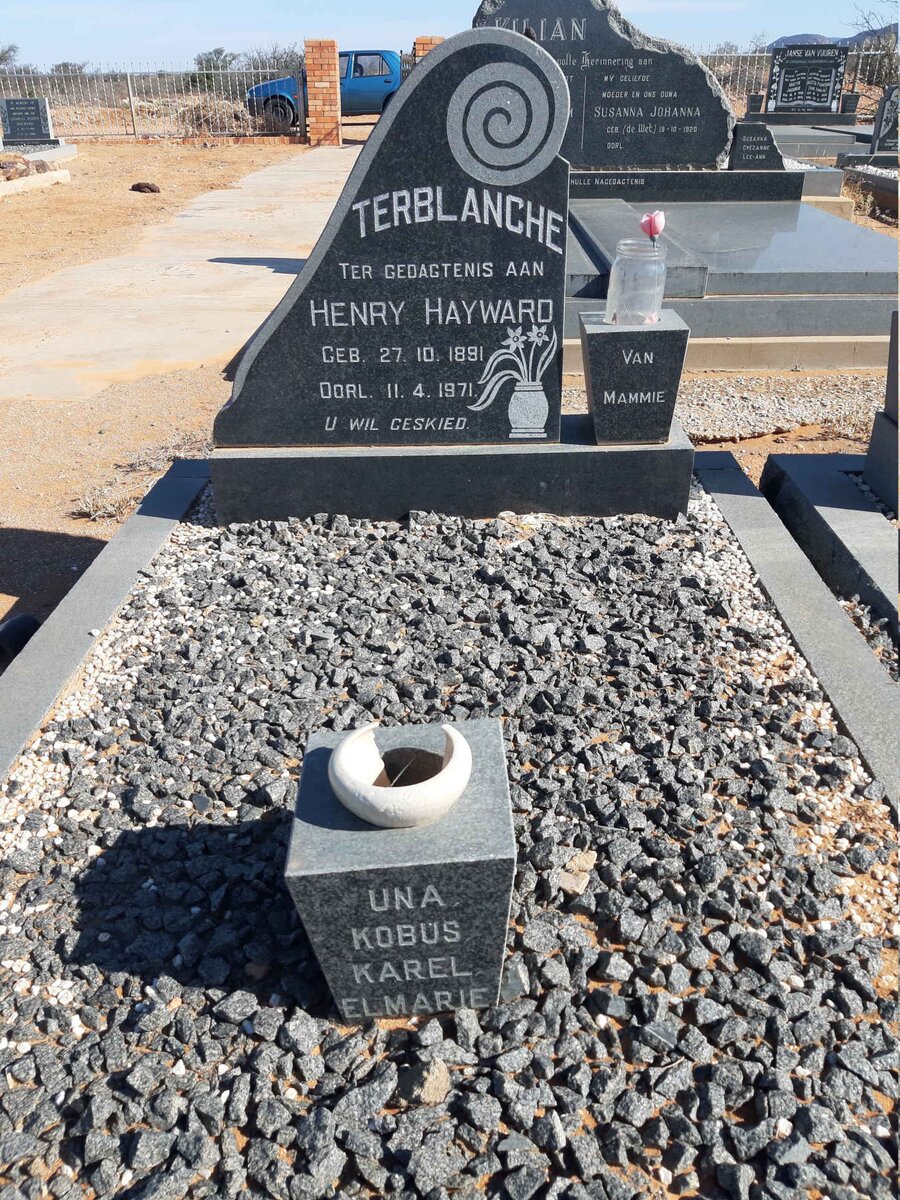 TERBLANCHE Henry Hayward 1891-1971