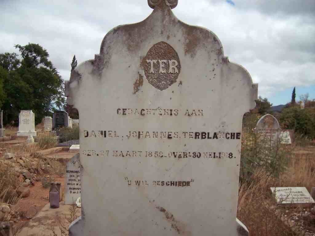 TERBLANCHE Daniel Johannes 1858-1918