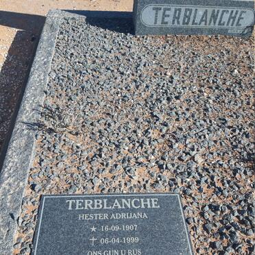 TERBLANCHE Hester Adrijana 1907-1999