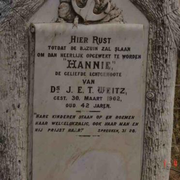 WEITZ Hannie -1902