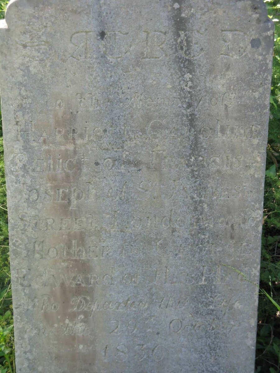 JOSEPH Harriet Caroline -1836