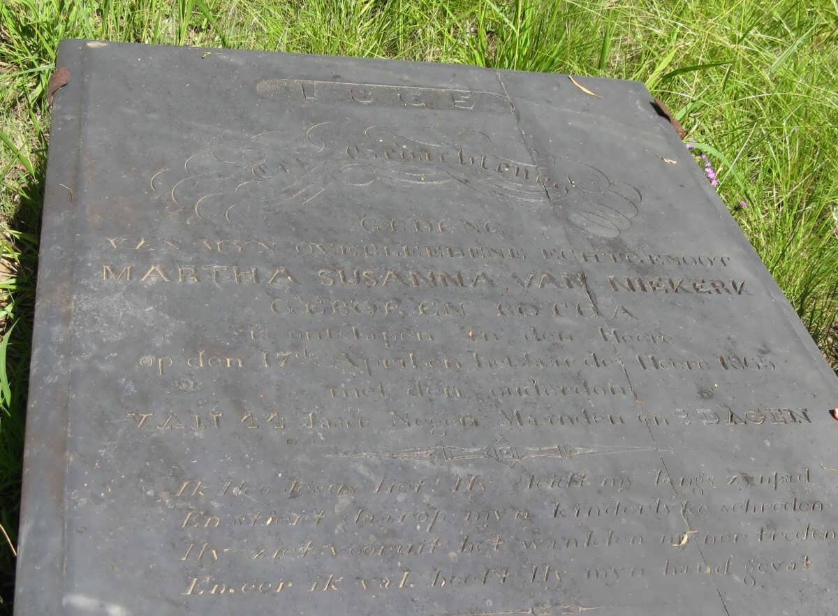 NIEKERK Martha Susanna, van nee BOTHA -1865