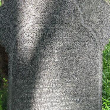 HOLLIDAY Henry -1871