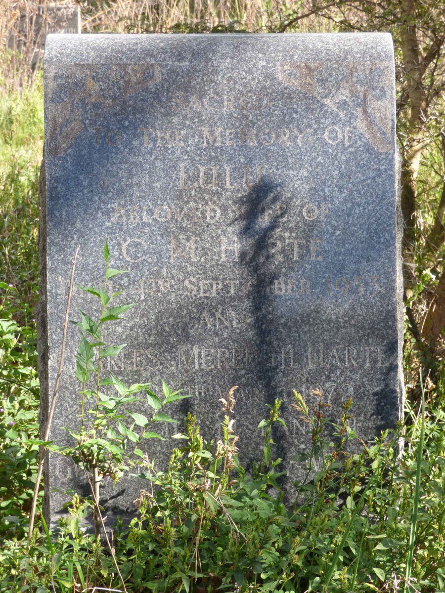 HARTE Lulu -1953 :: HARTE Charles Meredith -1972