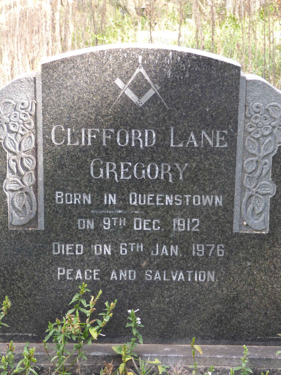 GREGORY Clifford Lane 1912-1976