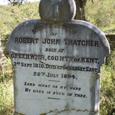 THATCHER Robert John 1810-1894
