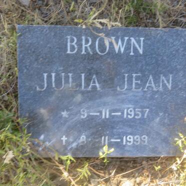 BROWN Julia Jean 1957-1999
