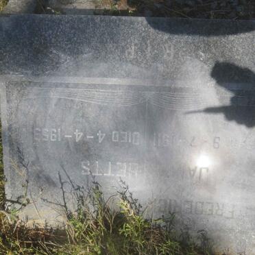 BETTS Frederick James 1911-1953