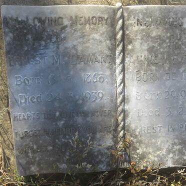 DAMANT Ernest M. 1868-1939 &amp; Annie M.E. DE KLERK 1878-1956