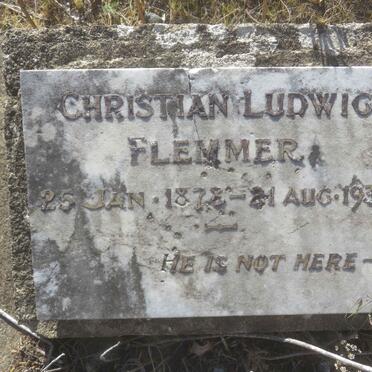 FLEMMER Christian Ludwig 1878-1935