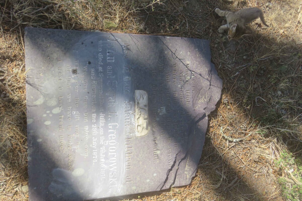 GREGOROWSKI Julia -1871 :: GREGOROWSKI Earnest -1874