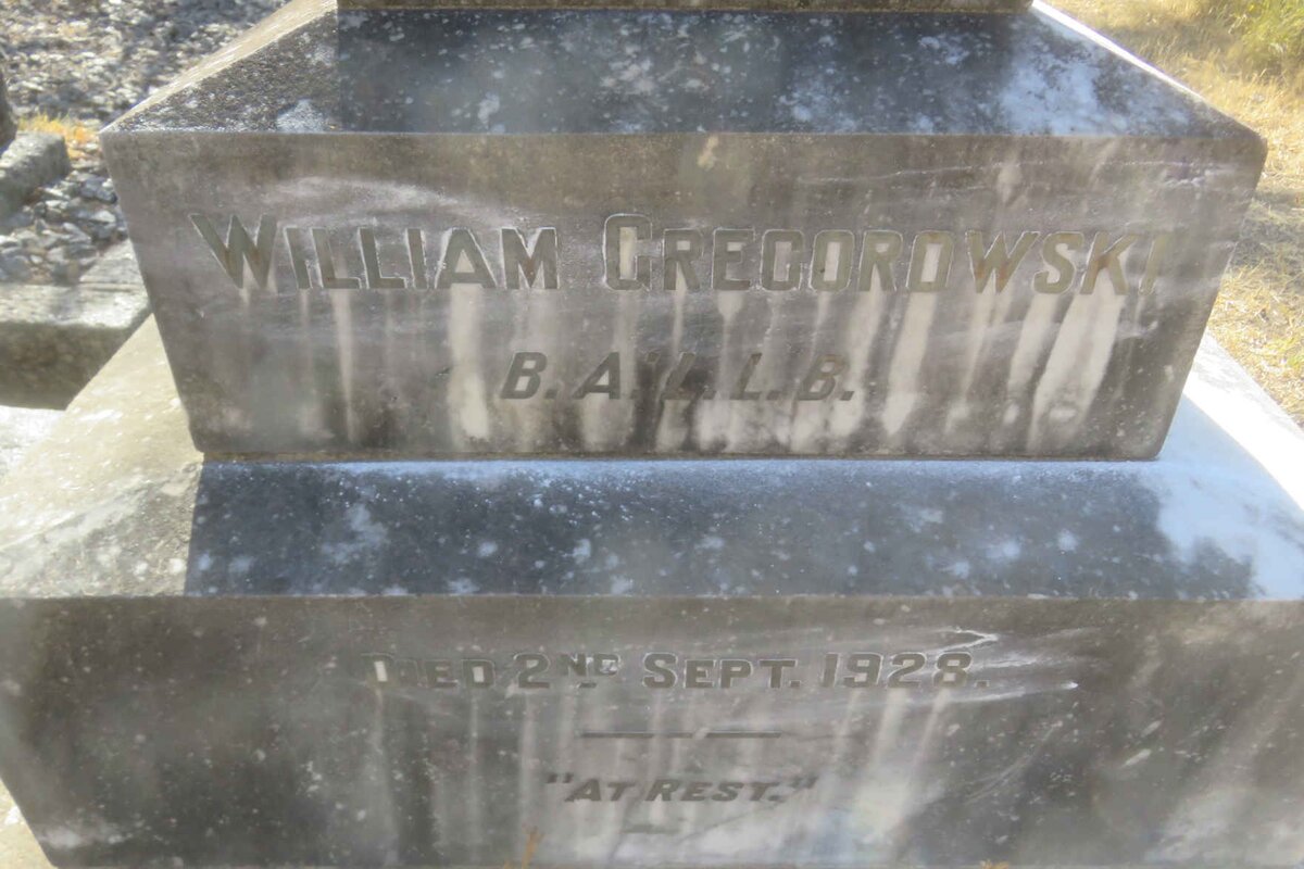 GREGOROWSKI William -1928