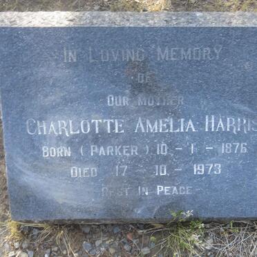 HARRIS Charlotte Amelia nee PARKER 1876-1973