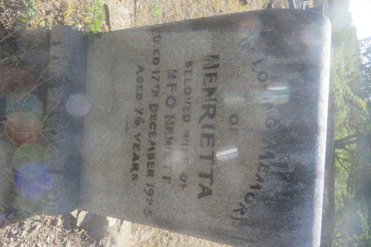 HEWETT Henrietta -1923