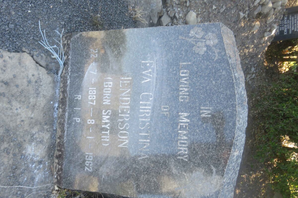 HENDERSON Eva Christina nee SMYTH 1887-1962