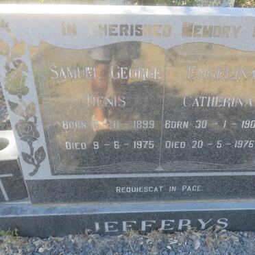 JEFFERYS Denis 1899-1975 &amp; Catherina 1904-1976
