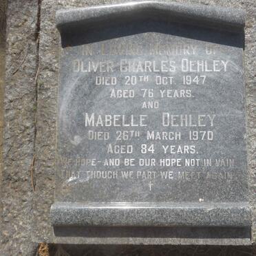 OEHLEY Oliver Charles -1947 :: OEHLEY Mabelle -1970