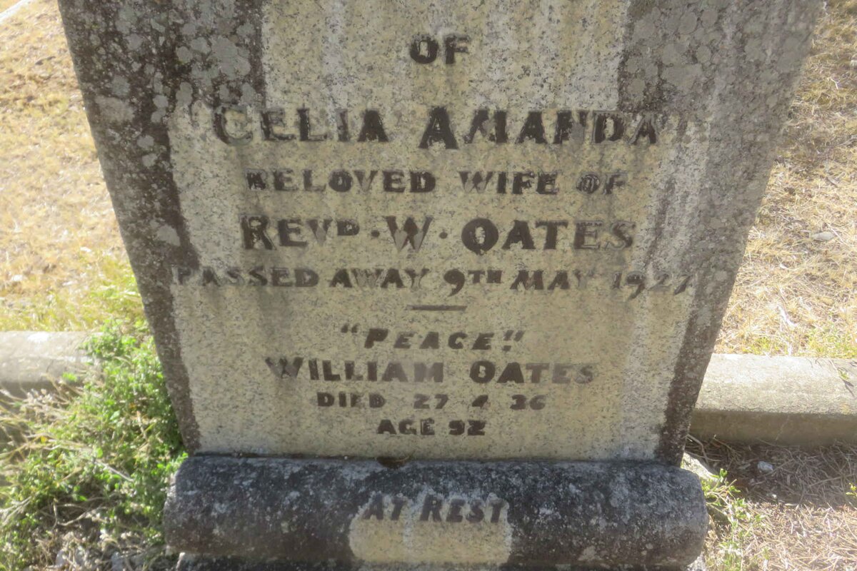 OATES William -1936 &amp; Celia Amanda -1927
